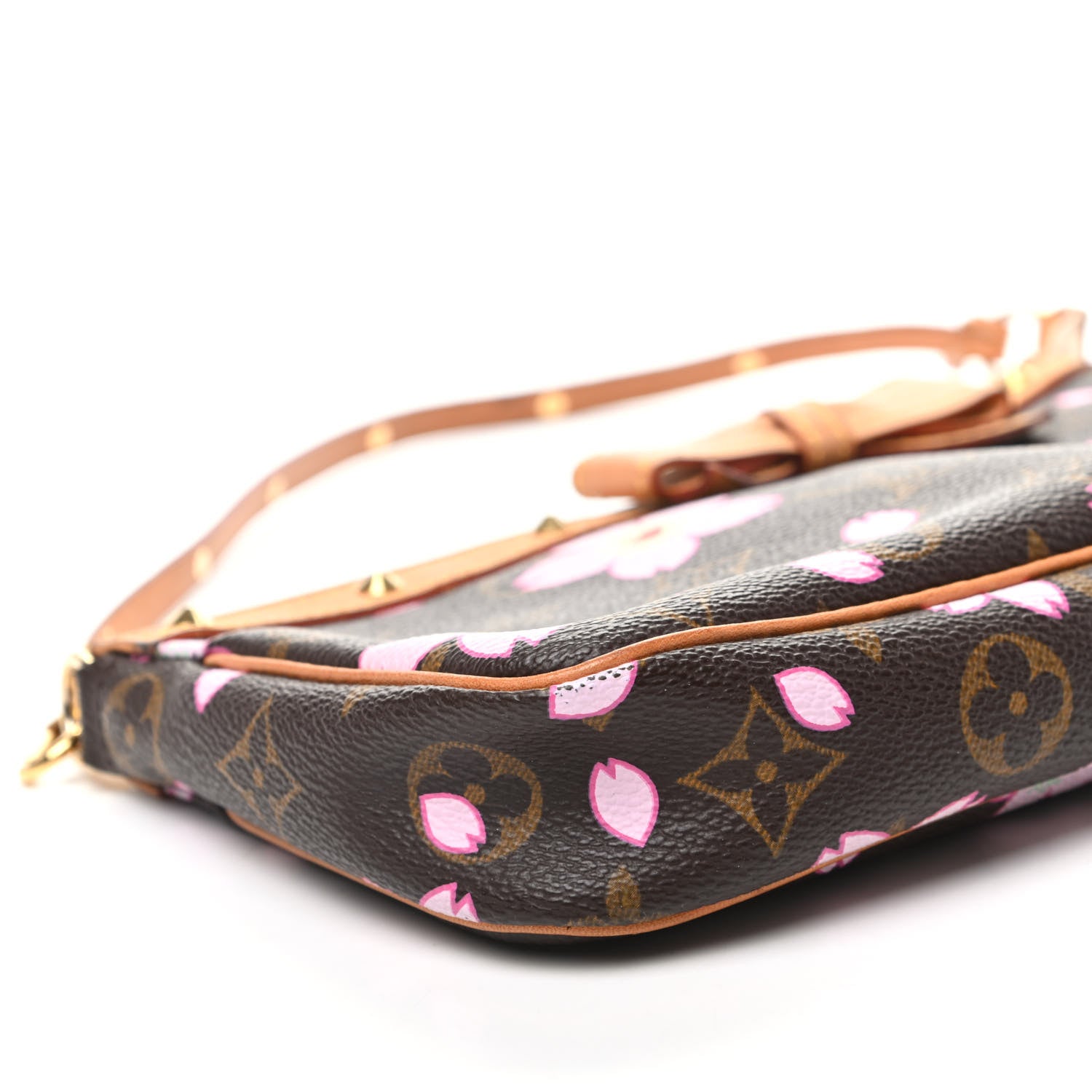 Louis Vuitton Monogram Cherry Blossom Pochette Accessories Brown 7 of 8