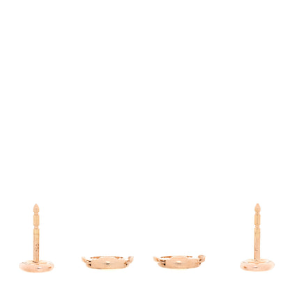 Hermes 18K Rose Gold TPM Farandole Stud Earrings 3 of 6