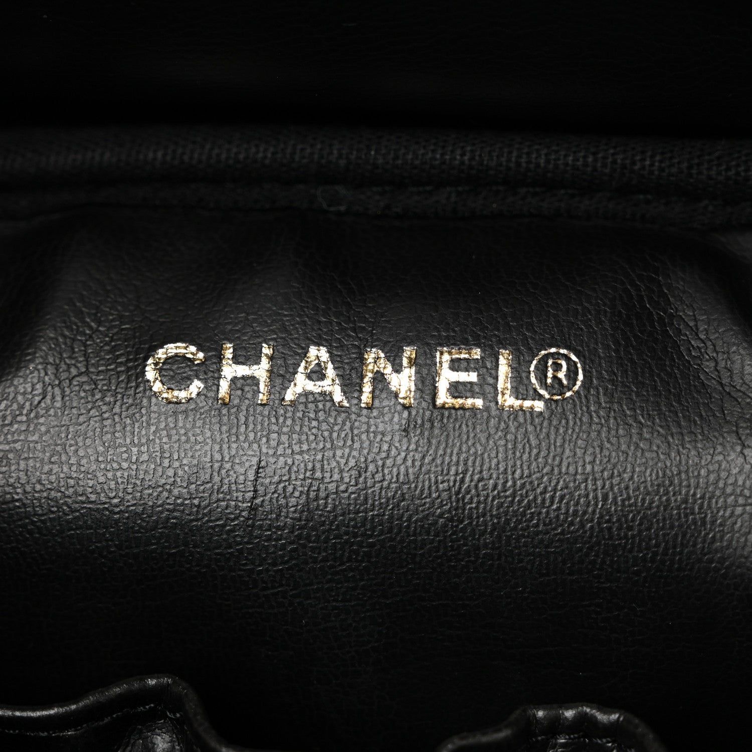 Chanel Caviar Vanity Cosmetic Case Black 6 of 10