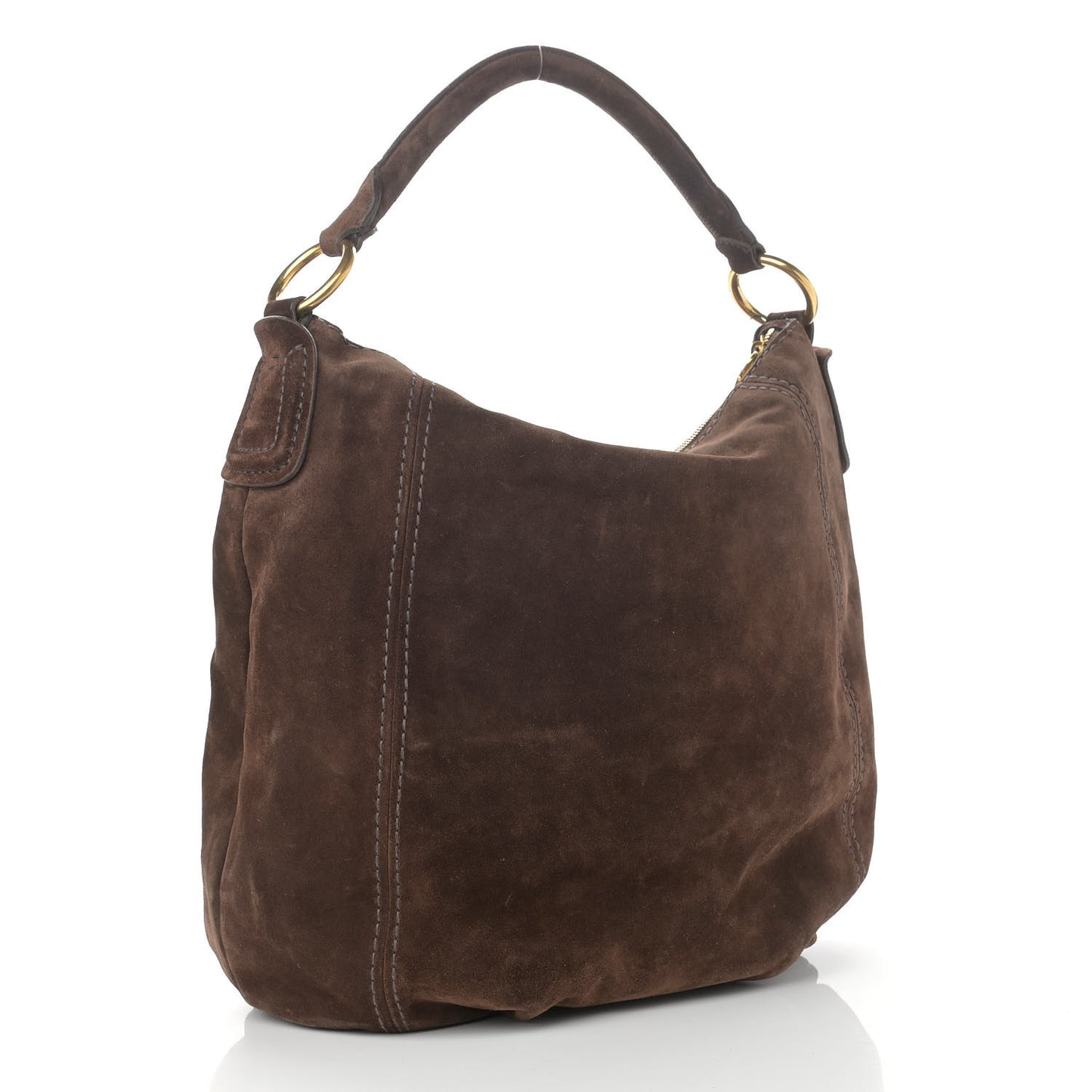 Scamosciato Suede Hobo Brown