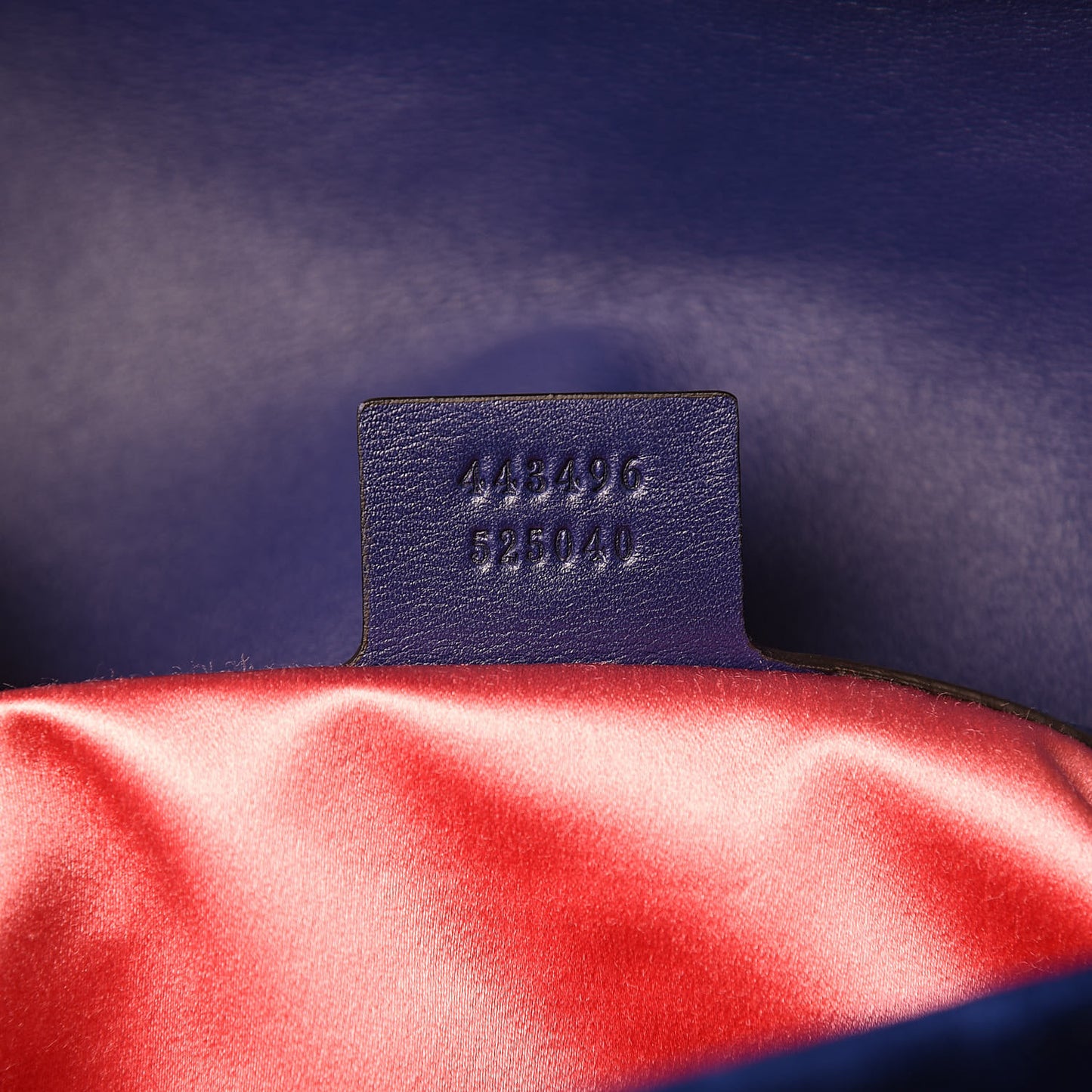 Velvet Matelasse Medium GG Marmont Shoulder Bag Cobalt Blue
