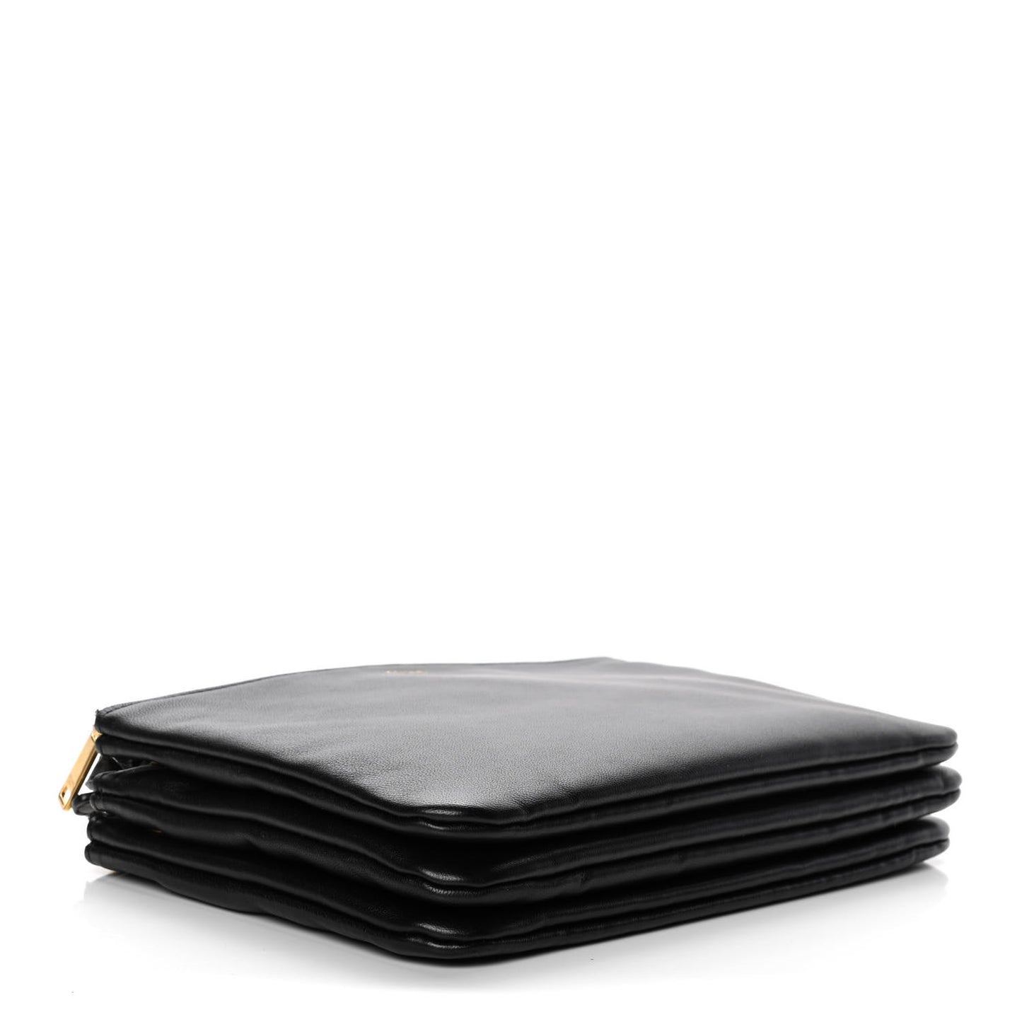 Lambskin Small Trio Crossbody Bag Black