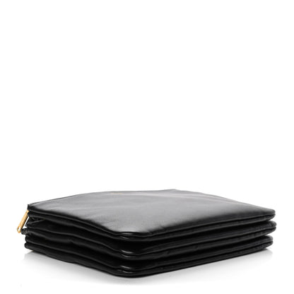 Celine Lambskin Small Trio Crossbody Bag Black 4 of 8