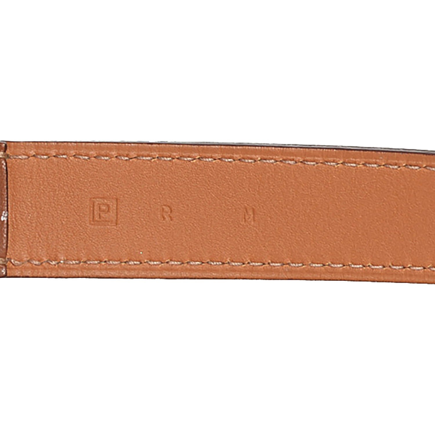 Hermes Tadelakt Etriviere Double Tour Bracelet M Fauve 4 of 6
