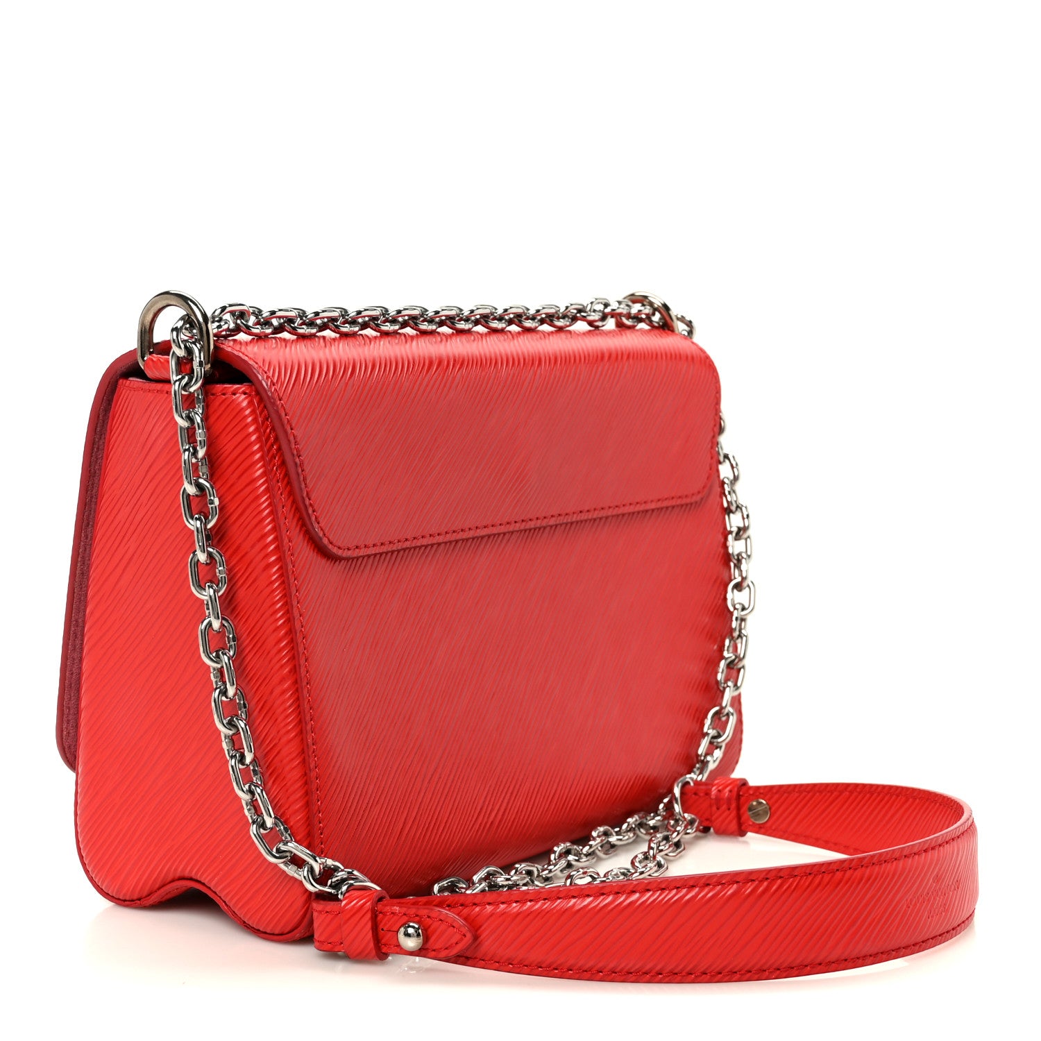 Louis Vuitton Epi Twist Shoulder Bag MM Coquelicot 4 of 11