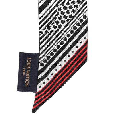 Louis Vuitton Silk Monogram Graphic Patchwork BB Bandeau Rouge 3 of 4