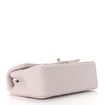 Chanel Lambskin Quilted Mini Rectangular Flap Light Purple 4 of 10
