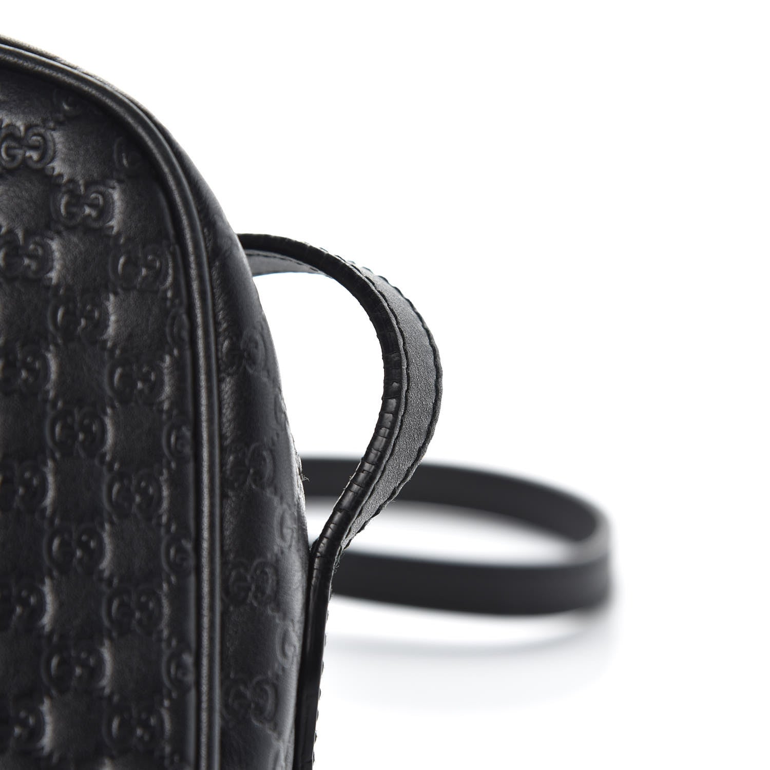Gucci Microguccissima Mini Bree Messenger Bag Black 10 of 14