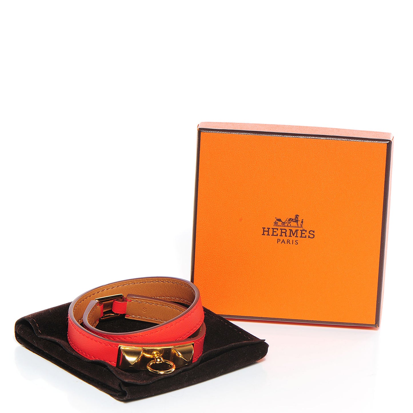 Swift Rivale Double Tour Bracelet Small Capucine