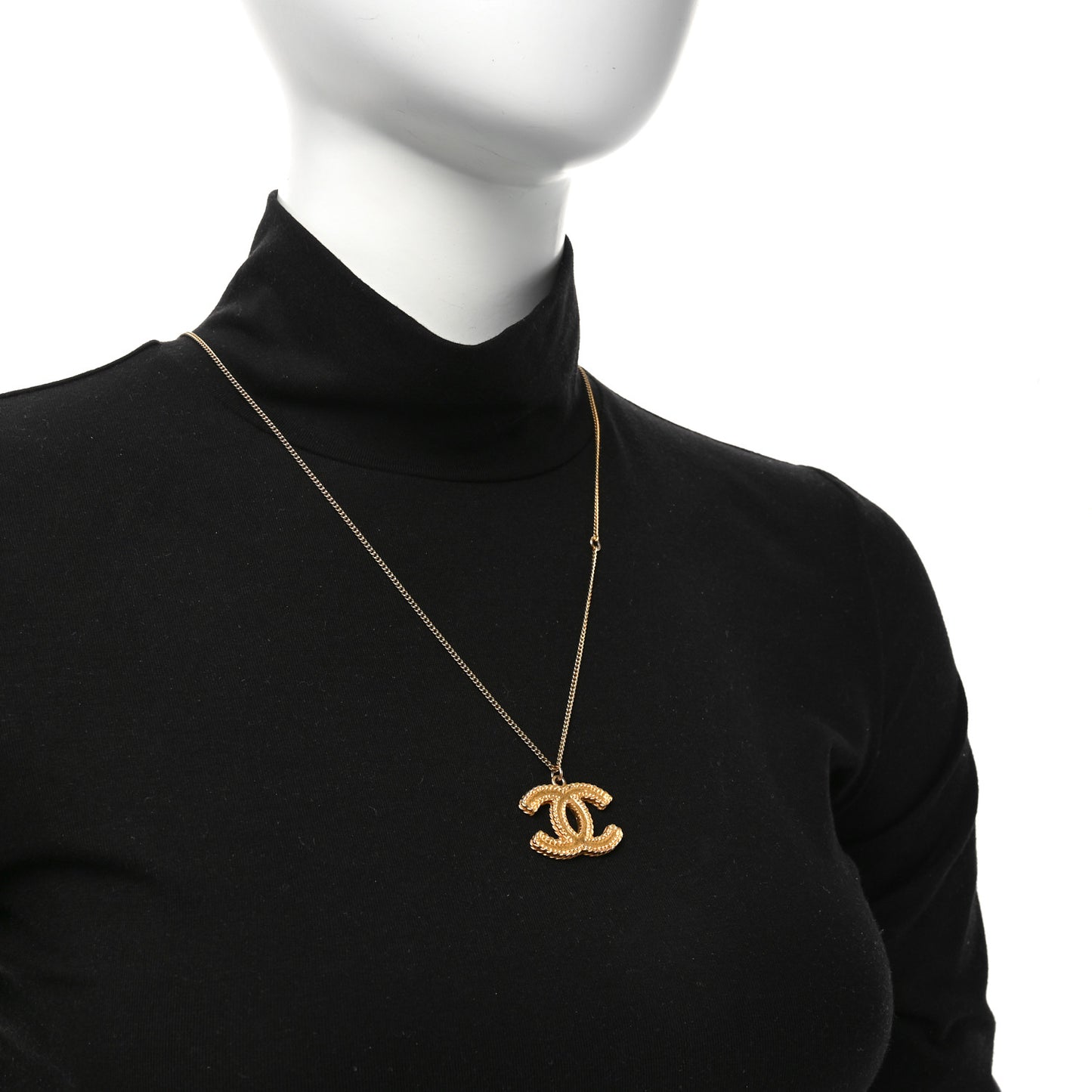 CC Necklace Matte Gold