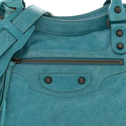 Balenciaga Agneau Classic Hardware City Aquamarine 9 of 15