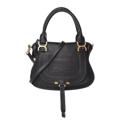 Chloe Calfskin Small Marcie Satchel Black 1 of 11