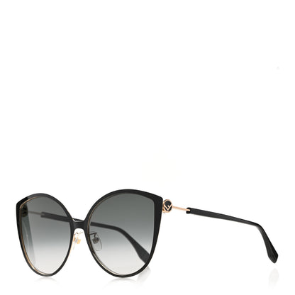 Fendi Cat Eye F is Fendi Sunglasses FF 0395/F/S Black 1 of 7