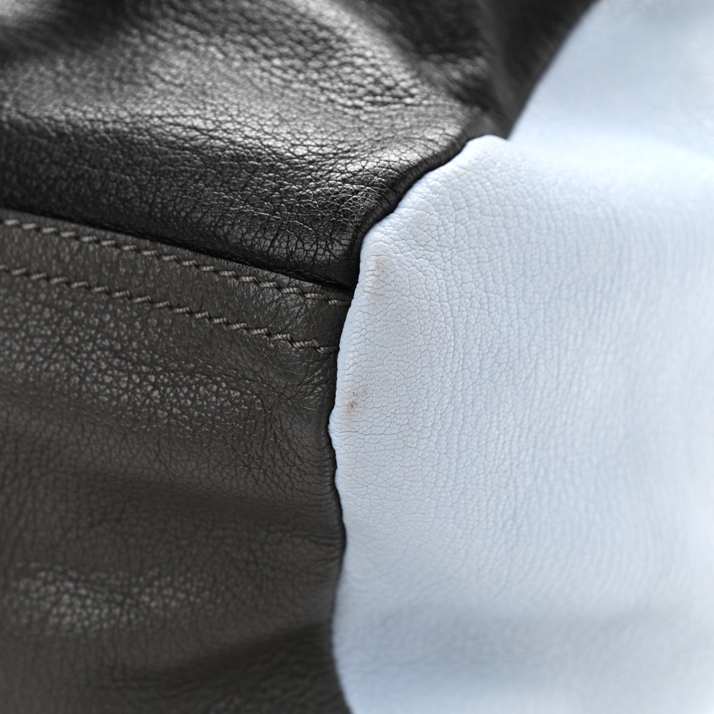 Sugar Goatskin Colorblock Medium Pandora Grey