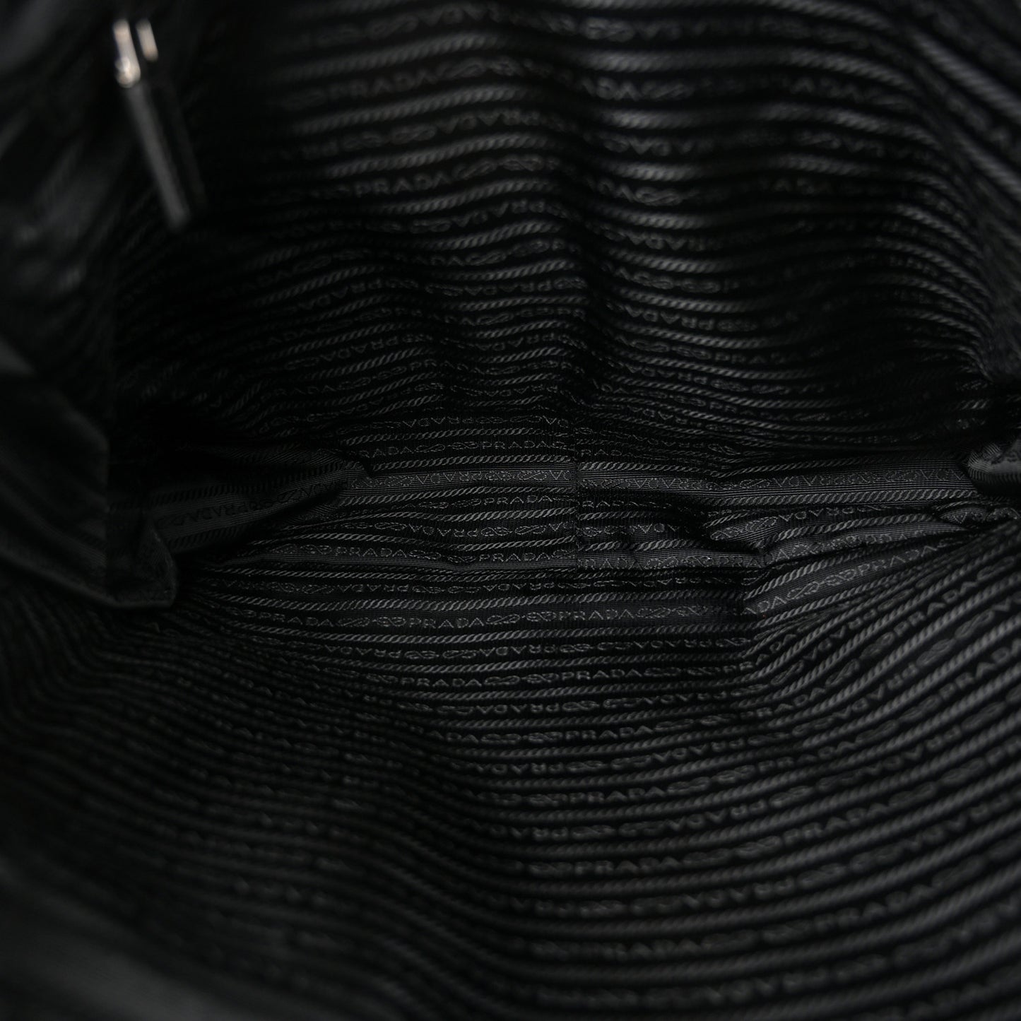 Tessuto Nylon Saffiano Briefcase Black