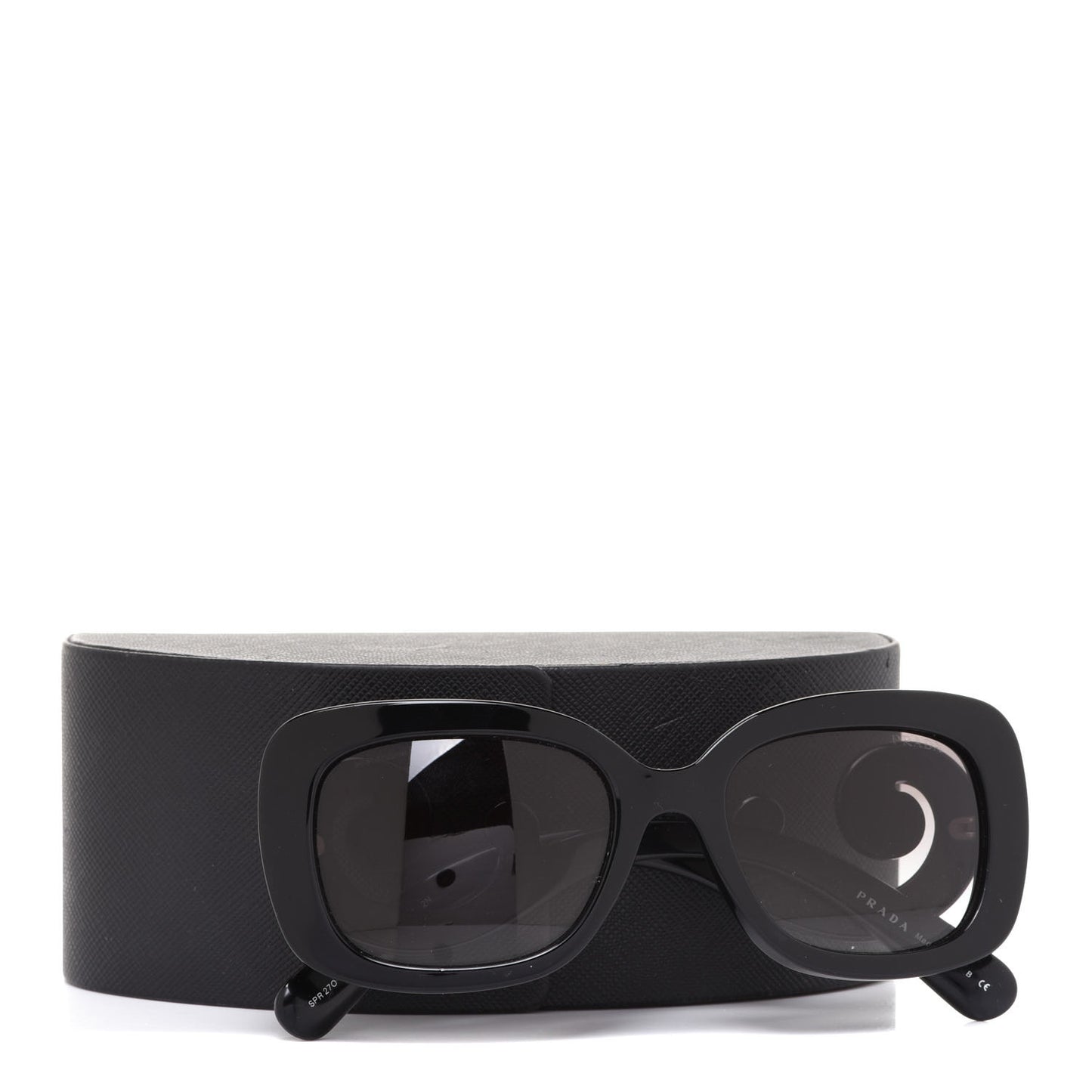 Acetate Baroque Sunglasses SPR 27O Black