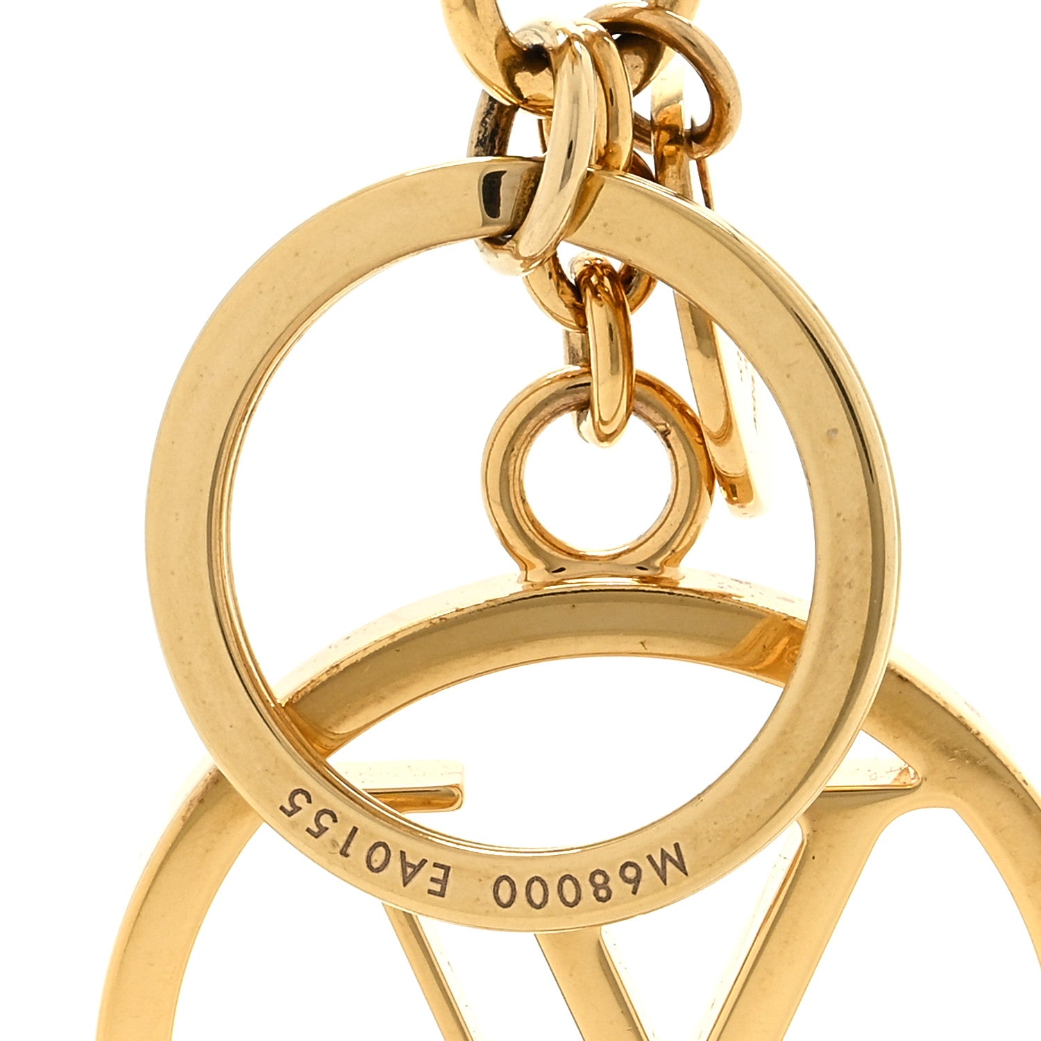 Louis Vuitton LV Circle Bag Charm Key Holder Gold 3 of 3
