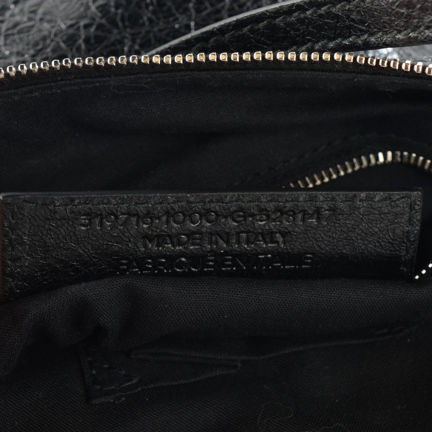 Agneau Giant 12 Silver Hardware Flat Crossbody Black