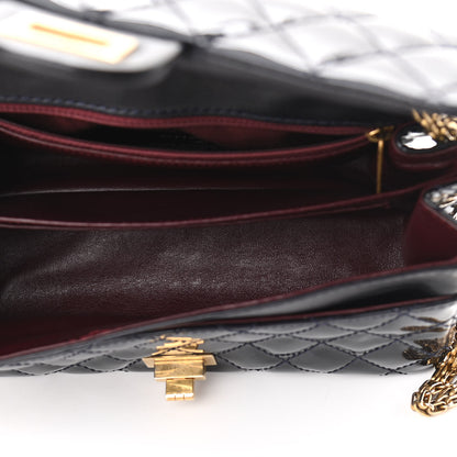 Chanel Patent Quilted Accordion Reissue 2.55 Flap Navy 5 of 11