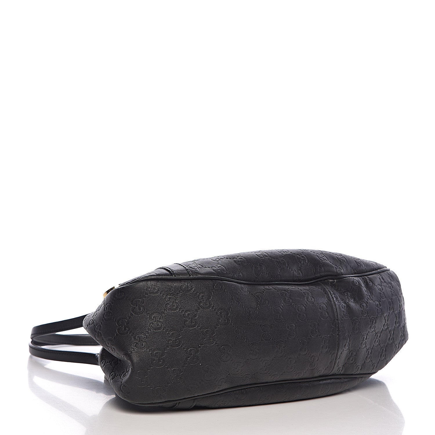 Gucci Guccissima Medium GG Twins Shoulder Bag Black 4 of 12
