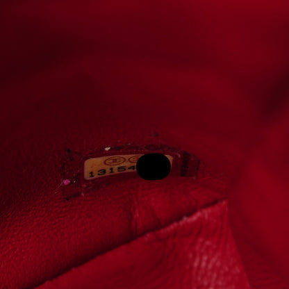 Chanel Patent Jumbo Single Flap Red 9 of 9