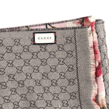 Gucci Wool GG Monogram Miniorophin Scarf Shell Pink 3 of 3