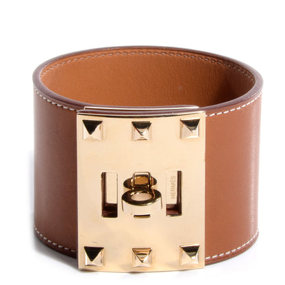 Hermes Natural Barenia Extreme Kelly Bracelet Large 1 of 8