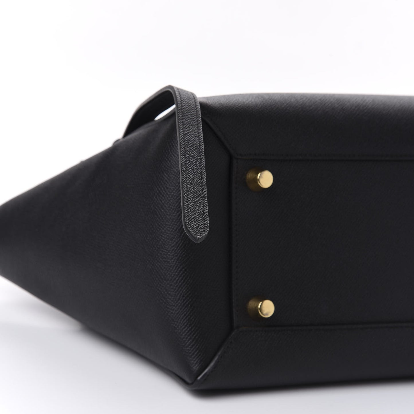 Grained Calfskin Small Belt Bag Black
