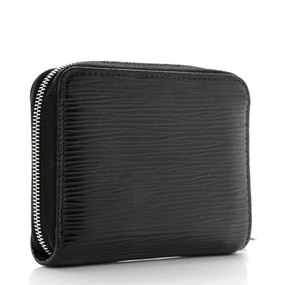 Louis Vuitton Epi Zippy Coin Purse Black 3 of 8