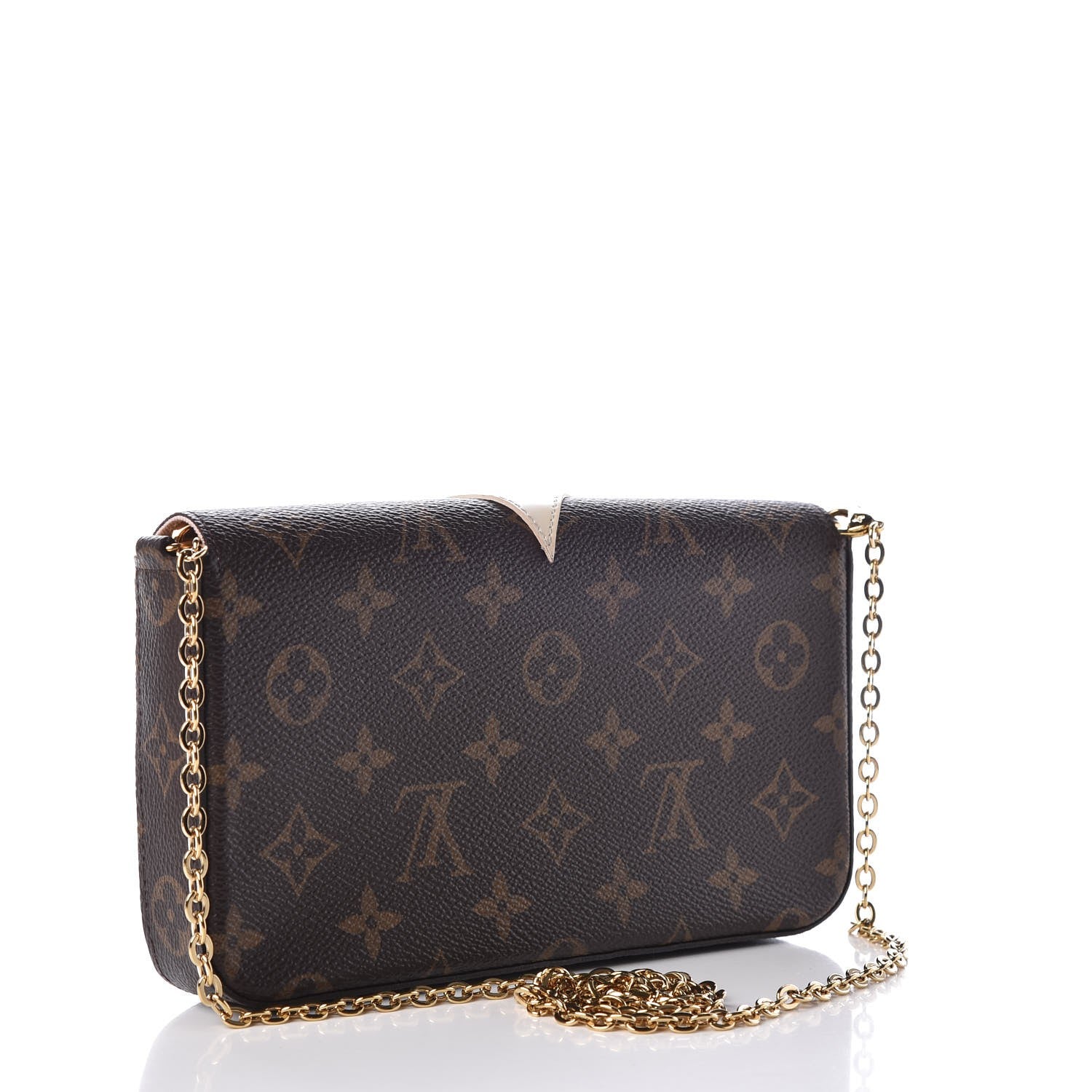 Louis Vuitton Monogram Lovely Birds Pochette Felicie Chain Wallet 3 of 9
