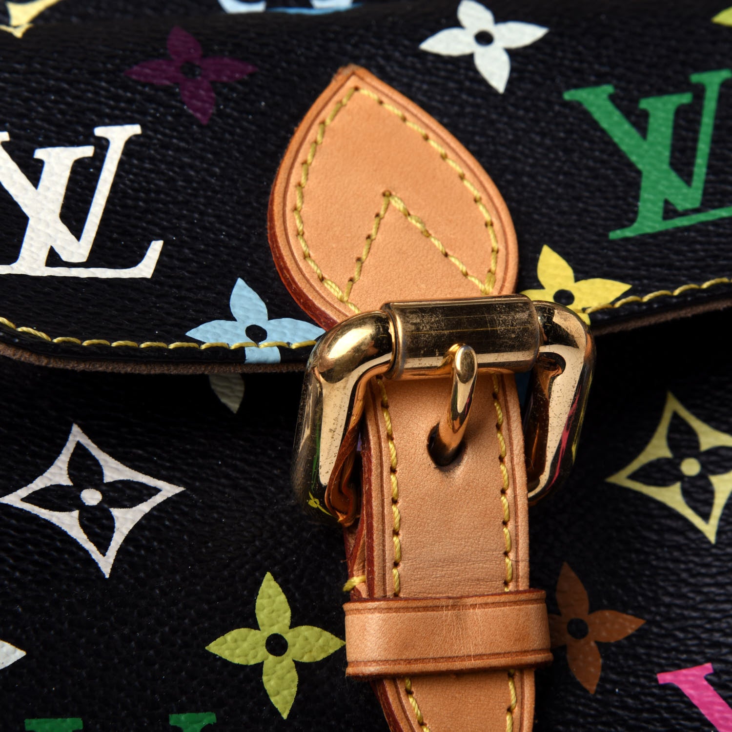 Louis Vuitton Monogram Multicolor Priscilla Black 5 of 5