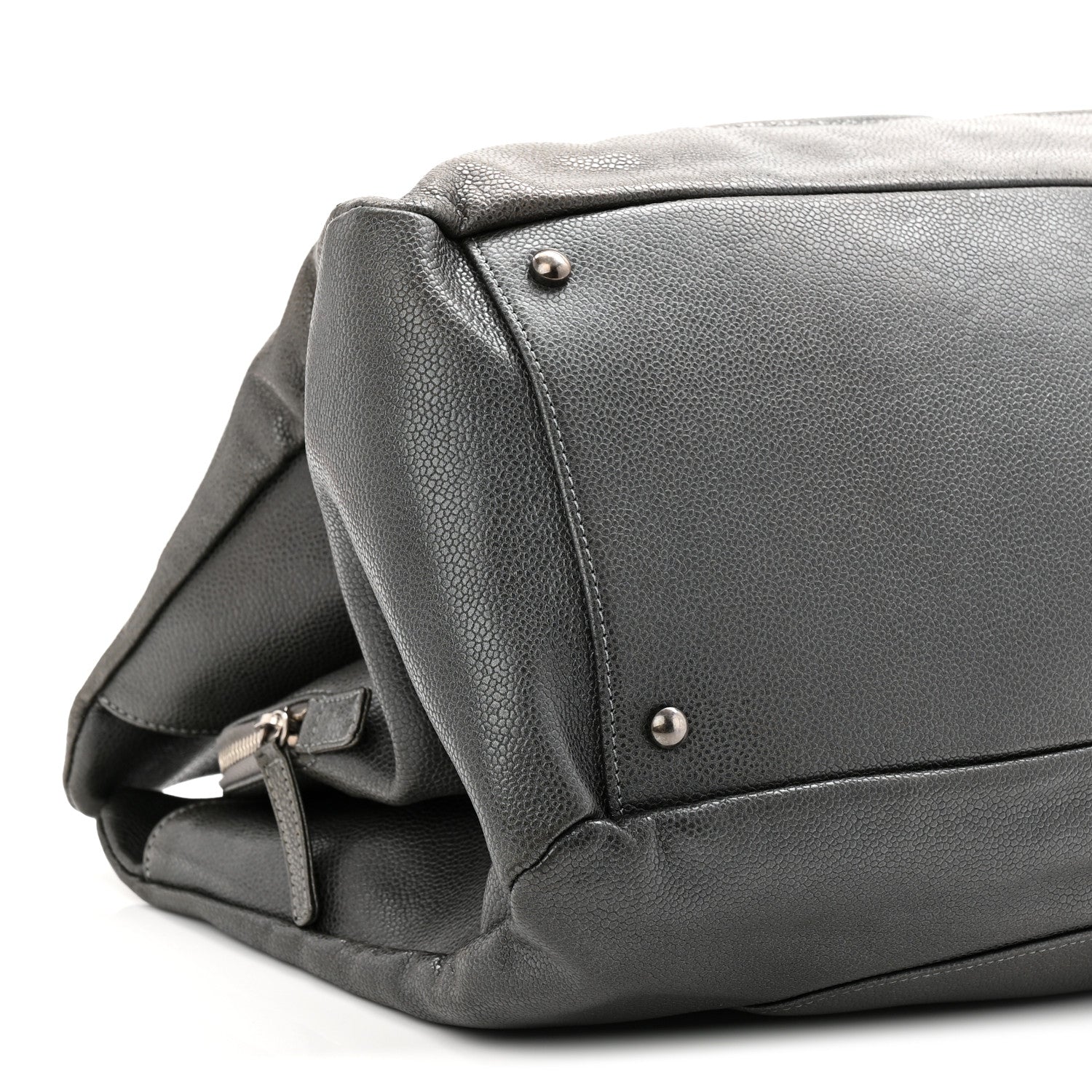 Chanel Caviar 31 Large Tote Dark Grey 10 of 11