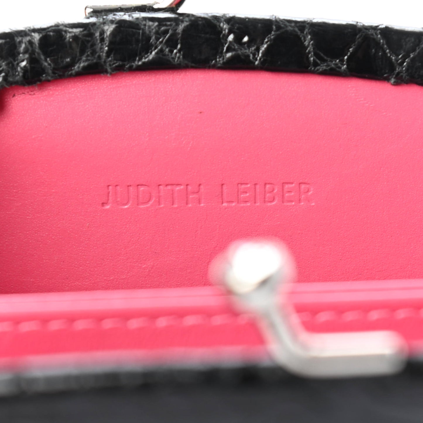 Crocodile Clutch Black