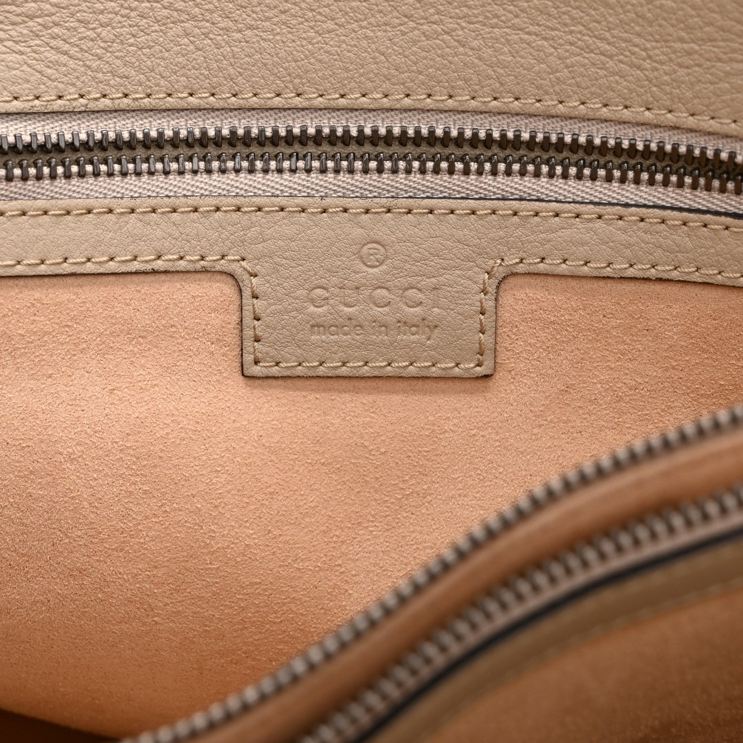 Gucci Calfskin Medium Diana Round Tote Bag Oatmeal 6 of 11