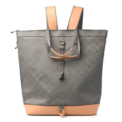 Louis Vuitton Monogram Titanium Backpack Tote 1 of 10