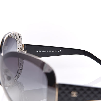 Chanel Quilted CC Sunglasses 4159 Black 6 of 7