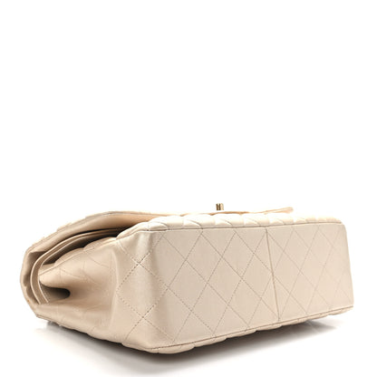 Chanel Metallic Lambskin Quilted Jumbo Double Flap Gold 4 of 11