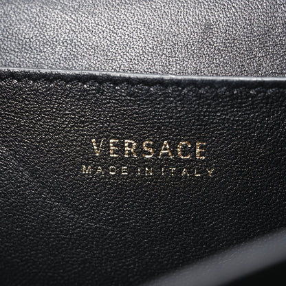 Versace Vitello Western Studded Virtus Mini Top Handle Shoulder Bag Black 5 of 10