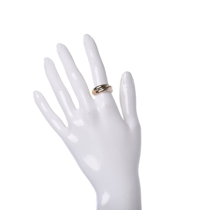 Cartier 18K Pink Yellow White Gold Classic Les Must De Trinity Ring 51 5.75 2 of 5