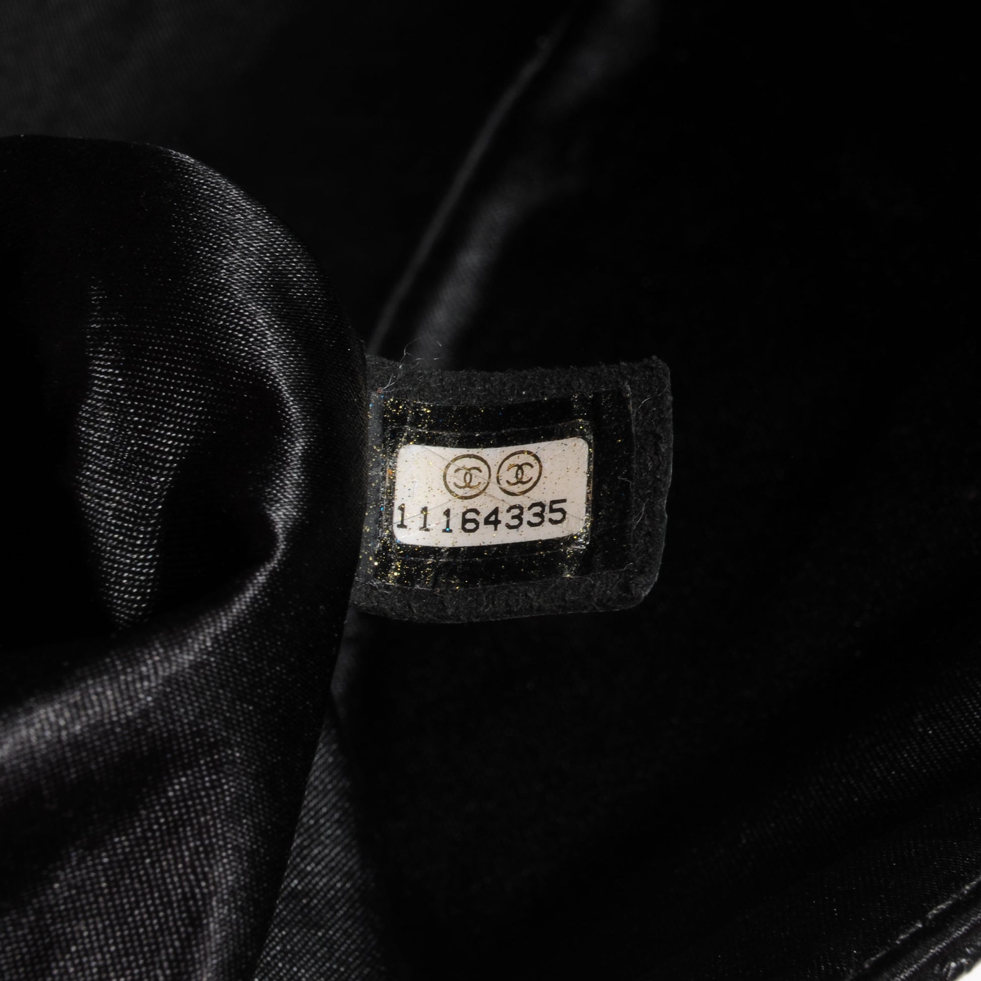 Chanel Aged Calfskin Perforated Flap Black 7 of 8