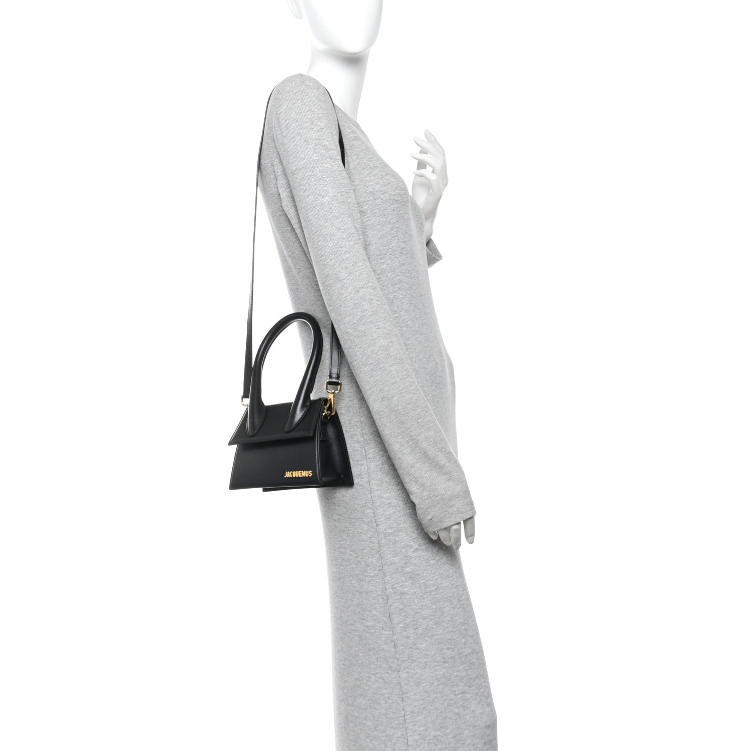Jacquemus Smooth Calfskin Le Chiquito Moyen Black 2 of 9
