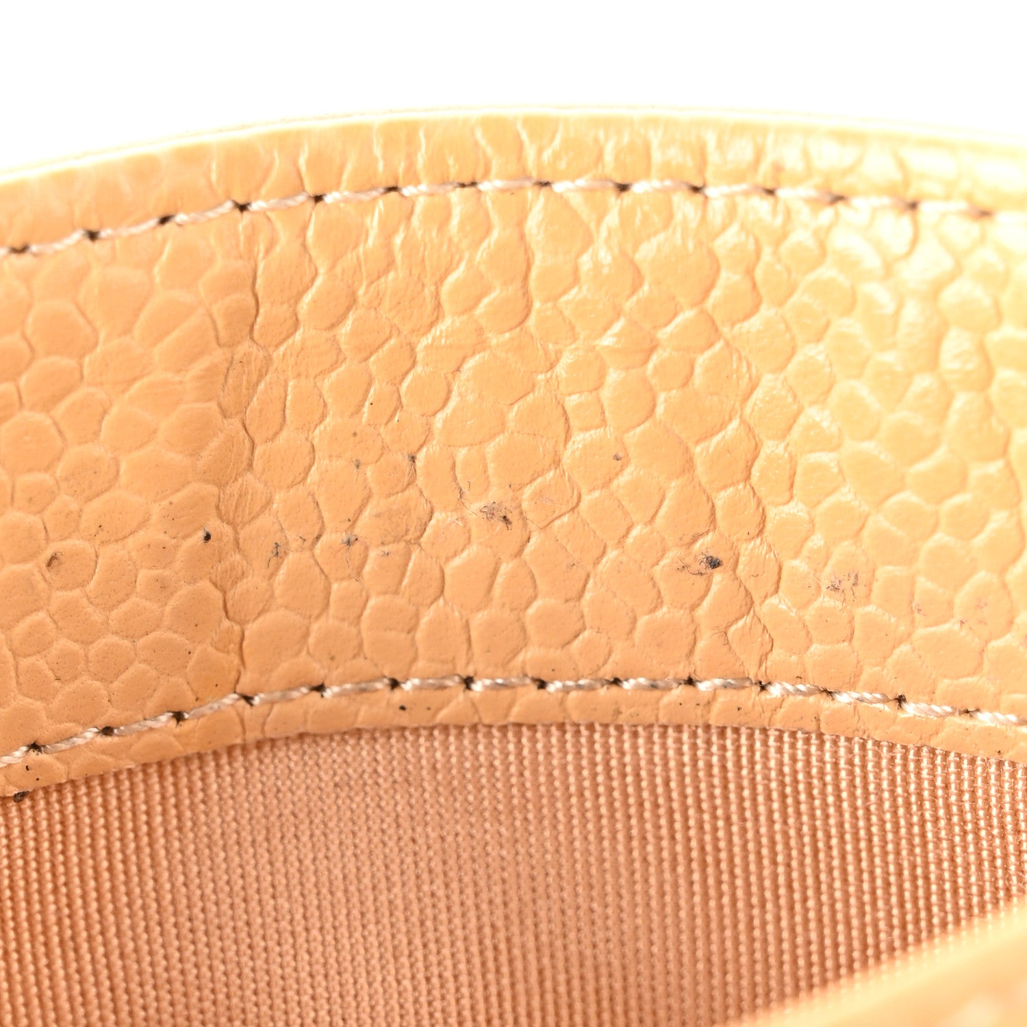 Chanel Caviar Quilted Card Holder Light Beige 8 of 10