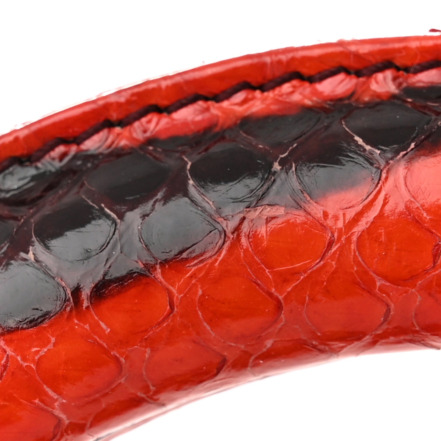 Calfskin Snakeskin Medium Diorissimo Tote Burgundy Red