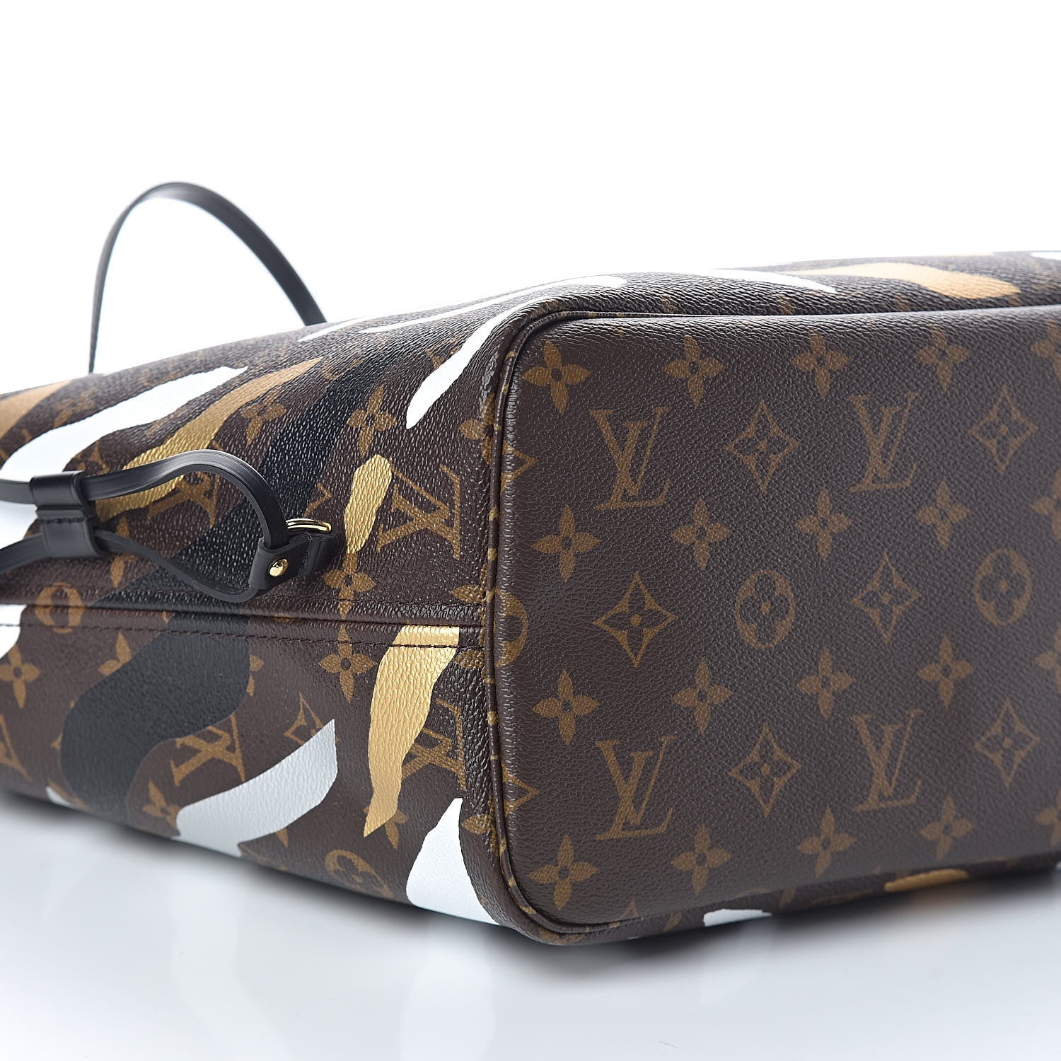 Louis Vuitton X LOL Monogram Neverfull MM Gold Silver 8 of 10
