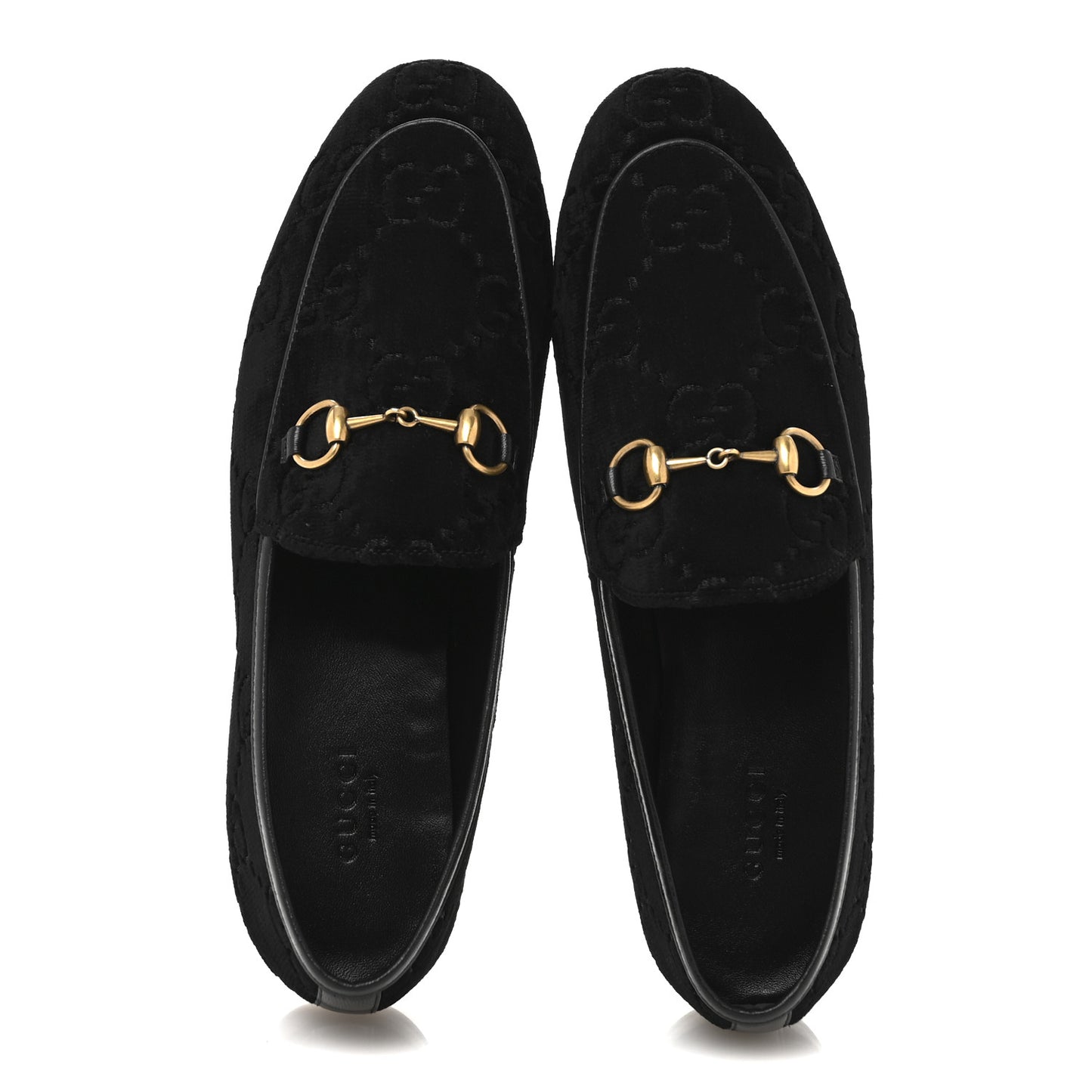 Velvet Horsebit Womens Jordaan Loafers 37.5 Black