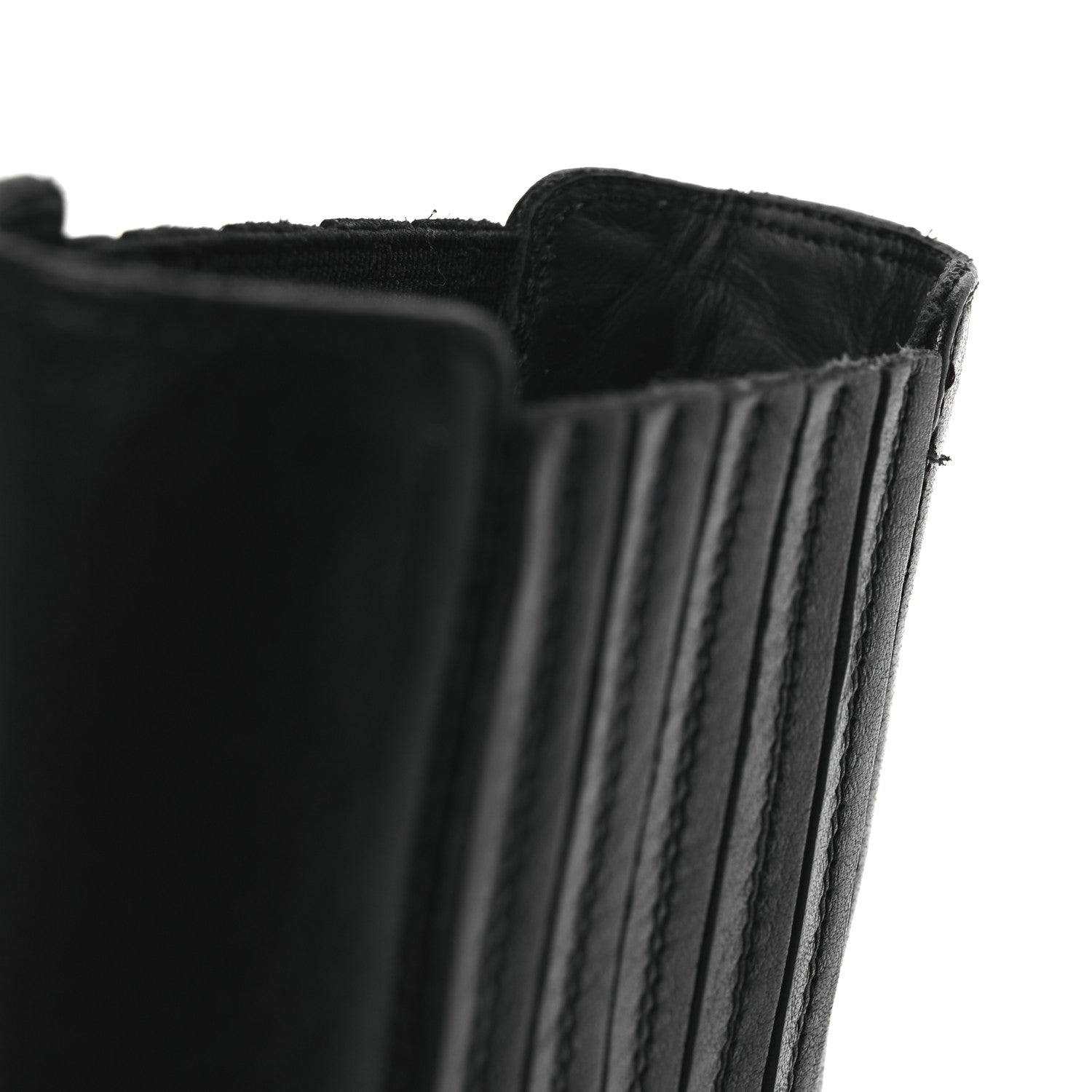 Saint Laurent Calfskin Brit Souple Ankle Boots 37.5 Black 11 of 11