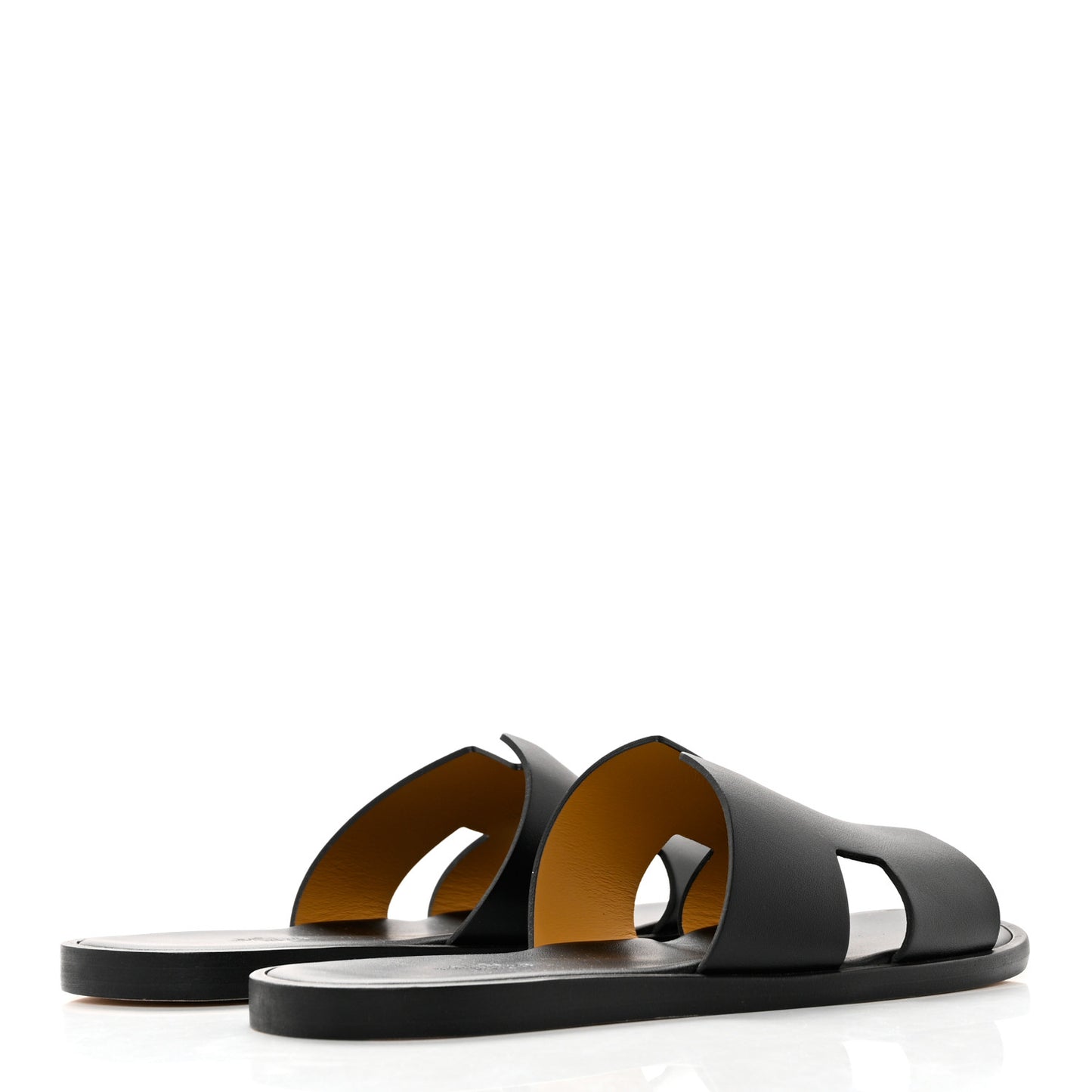 Calfskin Mens Izmir Sandals 41 Black