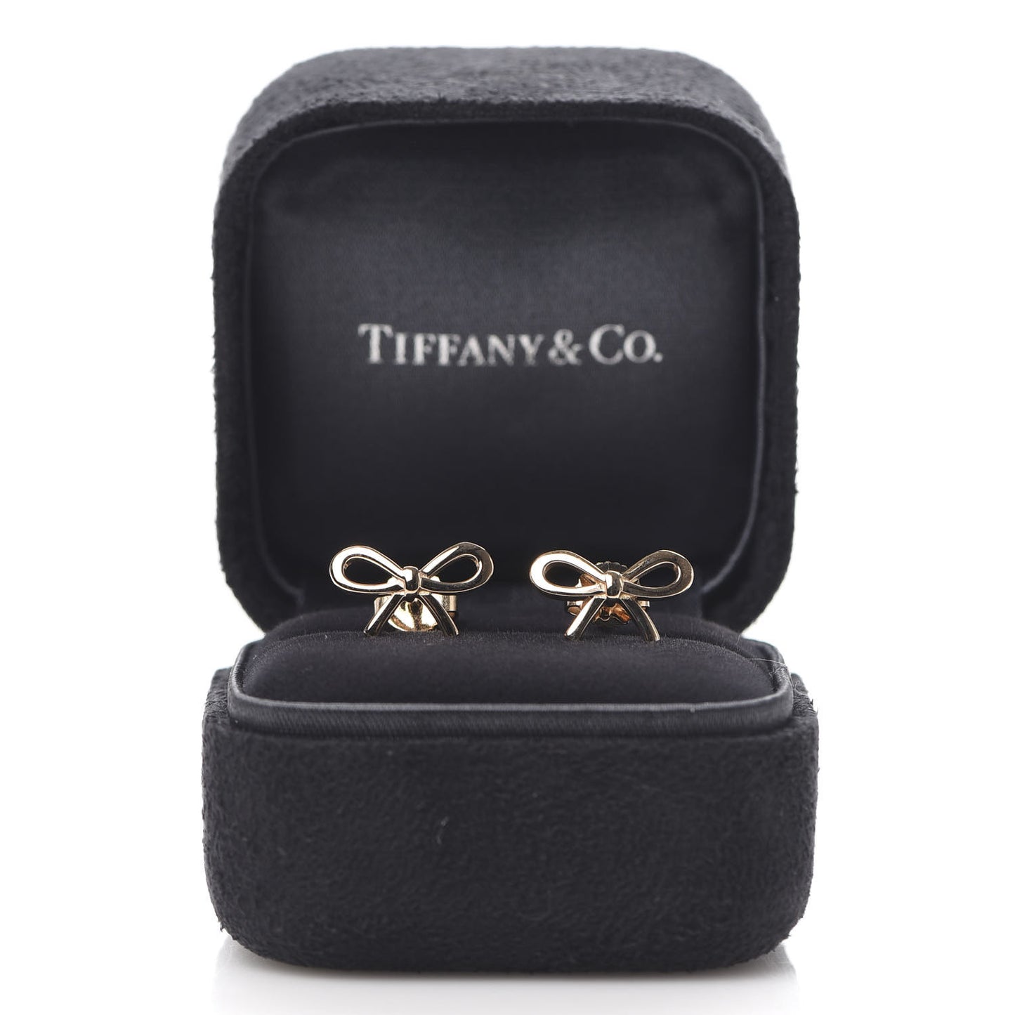 18K Rose Gold Bow Earrings
