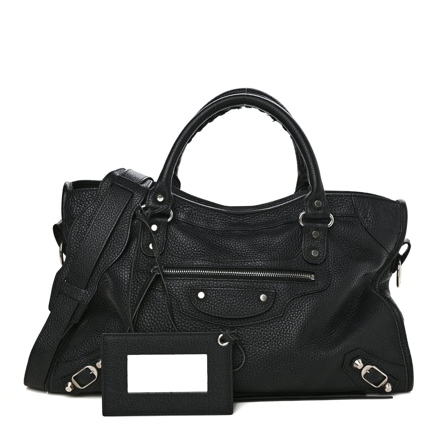 Vibrato Calfskin Classic Silver Hardware City Black