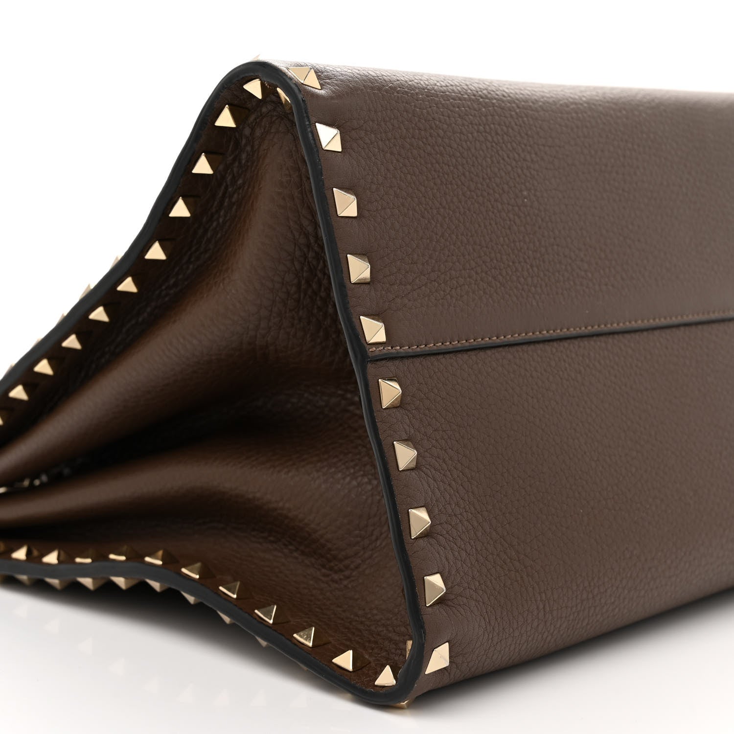 Valentino Garavani Grained Calfskin Rockstud Satchel 8 of 12